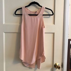 Aritzia Light pink 100% silk top
